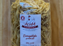 Eiersp&auml;tzle in geschabter Art