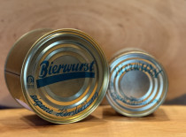 Bierwurst in der Dose aus eigener Herstellung