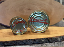 Blutwurst aus eigener Herstellung in der Dose