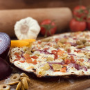 Flammenkuchen - Griechisch