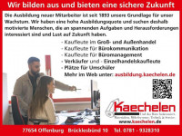 Wir bilden aus und bieten eine sichere Zukunft