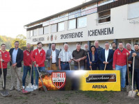 Spatenstich der Glaswohnen-Arena