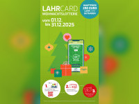 LahrCARD-Weihnachtslotterie 2025 &ndash; Gewinne bis zu 250 Euro Guthaben