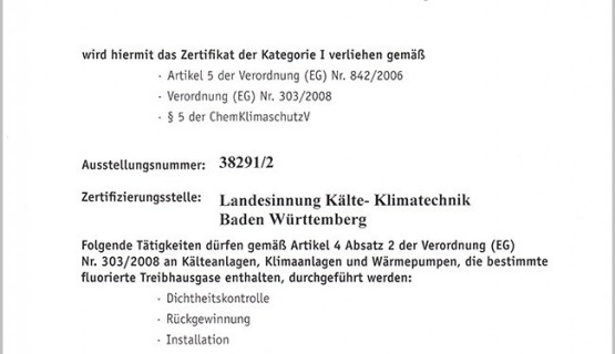 Zertifikat Mathias Ulmer