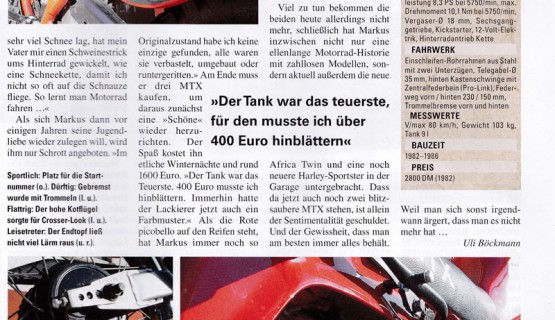 Tourenfahrer Oktober 2017 - Pure Sentimentalit&auml;t