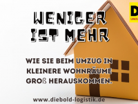Weniger ist mehr &ndash; Wie Sie beim Umzug in kleinere Wohnr&auml;ume gro&szlig; herauskommen