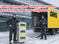 Winter-Umzug? Mit DMS Diebold entspannt durchs Eis