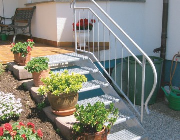 Gartentreppe