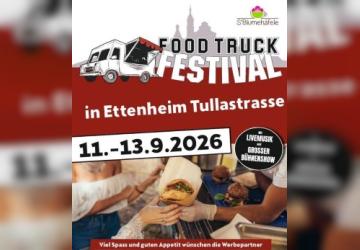 Ettenheim: Food Trucks, Livemusik und freier Eintritt im September