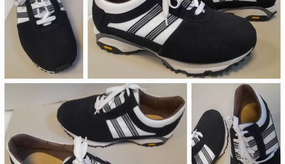 schwarz/wei&szlig;e Halbschuhe