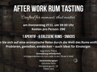 After Work Rum Tasting Getr&auml;nke Roth in Kehl