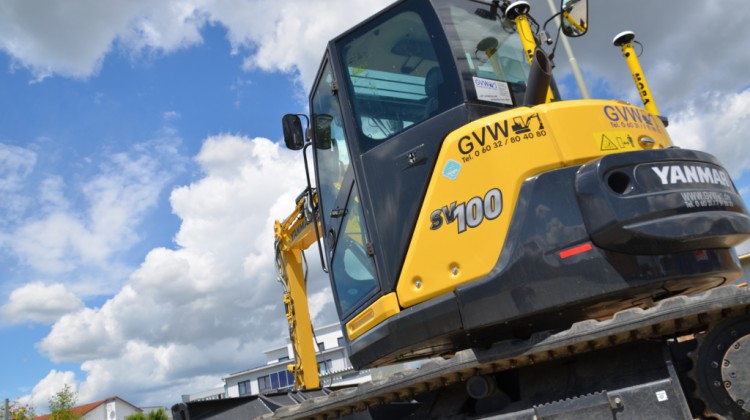 YANMAR SV100 - 2PB mit MOBA XSITE PRO 3D Baggerkontrollsystem