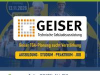 Geiser TGA-Planung sucht Azubis und Dual-Studierende (m/w/d)