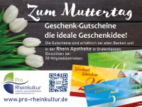Geschenk-Gutscheine zum Muttertag schenken!