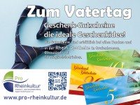 Geschenk-Gutscheine zum Vatertag schenken!