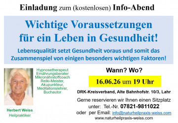 INFO-ABEND (kostenlos)  "Aus der Praxis - f&uuml;r die Praxis"