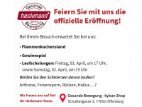 Offizielle Er&ouml;ffnung - Gesunde Bewegung - kybun Shop - Heckmann