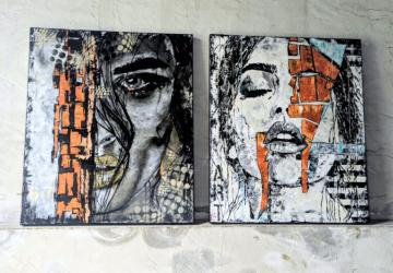 Bunte K&uuml;he zwischen Lagerboxen: B&auml;rbel Wilhelm stellt bei DIEBOX in Elgersweier aus
