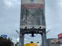 Unser Pelletsturm wird abgebaut