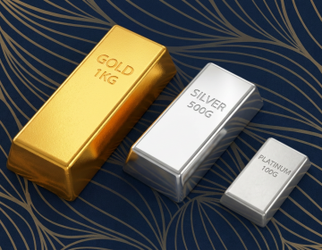 Verm&ouml;gensaufbau mit Edelmetallen wie; Gold, Silber und Platin