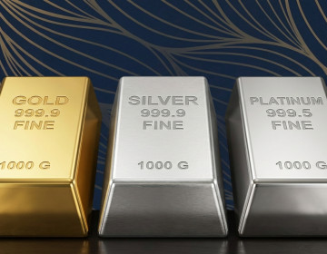Einmalanlage in Edelmetalle wie; Gold, Silber und Platin